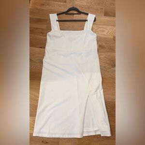 Eloquii women’s white sleeveless cocktail dress, size 14.